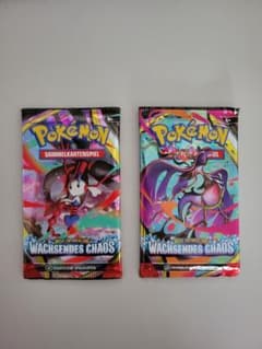 ポケモンカード WACHSENDES CHAOS 未開封2パック 海外版 ポケモンカード WACHSENDES CHAOS 未開封2パック 海外版 - メルカリ