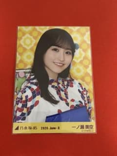 乃木坂46 生写真 一ノ瀬美空 浴衣 2025.July-Ⅱ 座りヨリ レアポ 乃木坂46 生写真 一ノ瀬美空 真夏の全国ツアー2026 浴衣 ヨリ - メルカリ