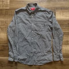 Supreme 千鳥柄　長袖シャツ Mのサムネイル