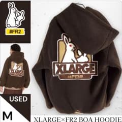 XLARGE×FR2 BOA HOODIE HALF ZIP BRAUN M - メルカリ