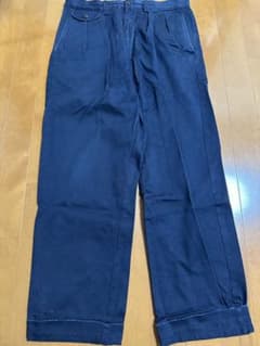 POLO RALPH LAUREN ネイビー チノパン ワイドシルエットのサムネイル