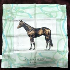 競馬博物館 ノベルティ キタサンブラック シルクスカーフのサムネイル