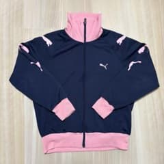 PUMA トラックジャケット S ネイビー ピンクY2K 00s プージャーのサムネイル