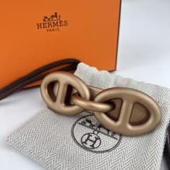 新品未使用 HERMES エルメス バレッタ トリマイヨンGM ビスキュイ