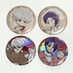 ブルーロック バレンタイン 箔押し ホログラム 缶バッジ 凪、玲王