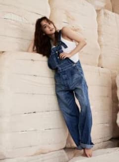 中村アンさん着用 Lee リー デニム オーバーオール XS サロペットのサムネイル