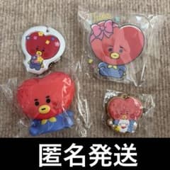 BT21 BTS TATA 소프비 키 홀더 아크릴 클립 세트