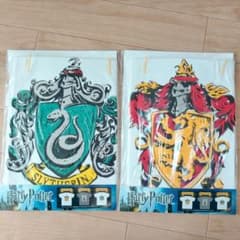 Harry Potter T셔츠 2장 세트 스리자린 그리핀도르