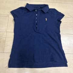 Ralph Lauren レディース 半袖ポロシャツ ネイビーのサムネイル