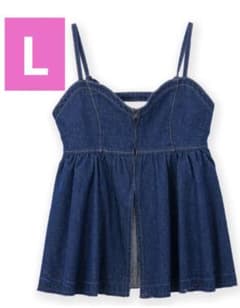 大人気デニムビスチェ　ブルー　大幅値下げ