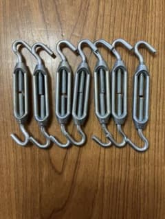ターンバックル7個セット 約10〜15cm DIYのサムネイル