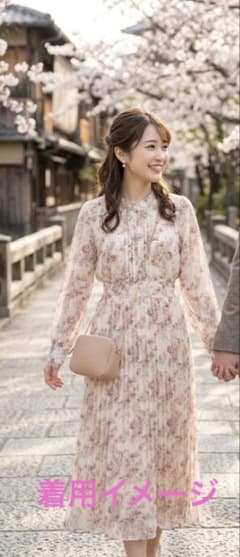 最終価格　花柄　プリーツ　ワンピース tocco closestのサムネイル