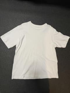 無地 クルーネックTシャツ ホワイト Lサイズのサムネイル