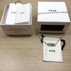 箱付き HYKE シルバーネックレス - メルカリ