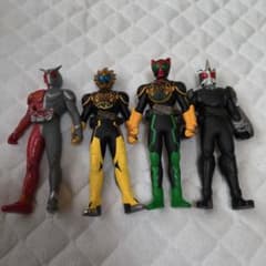 仮面ライダー ソフビ フィギュア 4体セット おもちゃのサムネイル