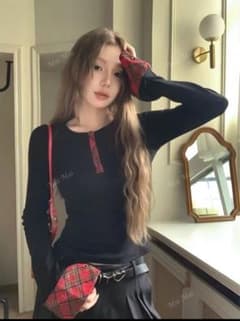 SHEIN チェック柄パッチワークのサムネイル