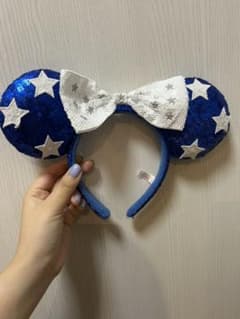 ミニーちゃん ディズニーカチューシャ スパンコールのサムネイル