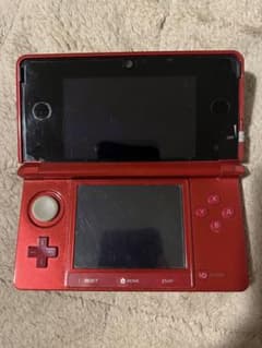 ニンテンドー3DS レッド 本体(箱無し本体のみ)のサムネイル