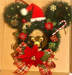 ディズニー　クリスマスリースのサムネイル