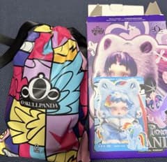 SKULLPANDA スカルパンダぬいぐるみペンダント Rainbow Dashのサムネイル