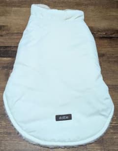 DOTTIE 犬服 ボアベスト ホワイト DSのサムネイル