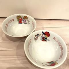 昭和レトロ ファンシー 子ども用 中華どんぶり 丼鉢 ラーメン鉢 - メルカリ