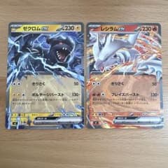 ゼクロムex、レシラムex ノーマル仕様 - メルカリ