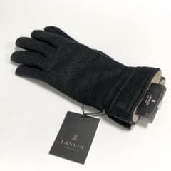 ランバン LANVIN COLLECTION 手袋 カシミヤ混 ブラック - メルカリ