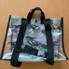 プールバック　ビニールバック　リュックサック　クワガタ、カブトムシ柄のサムネイル