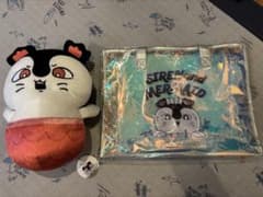 치이카와 SIREN and MERMAID 봉제인형과 토트백 2개 세트