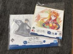 이치 반 쿠지 에반게리온 아크릴 스탠드 & 색종이 세트