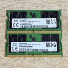 SKhynix DDR5 32GB 2枚 64GB メモリ ノートパソコン - メルカリ