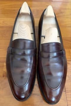 美品】JOHN LOBB FELTON ダークブラウンミュージアム ローファー 