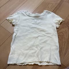 ZARA淡い黄色 フリル袖 Tシャツ 86センチのサムネイル
