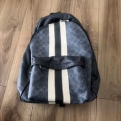美品❗️coach レザー　リュックのサムネイル