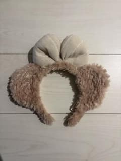 ディズニー カチューシャ ベージュ ボア シェリーメイのサムネイル