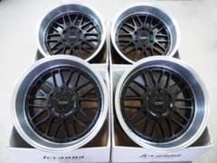 カスタムサイズ 深リム メッシュ 19インチ 9.5J+8 MBK ハイエース 