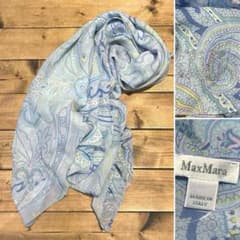 新品 イタリア製 Max Mara ペイズリー シルク 大判 ストール - メルカリ
