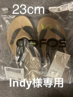 oofos ウーフォス　リカバリーサンダル　オリジナル　トープ　23.0のサムネイル