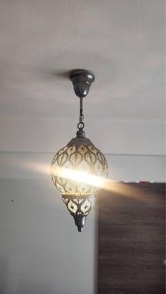 メゾンドファミーユ　シルバー アンティーク風　ペンダントライト　美品 メゾンドファミーユ シルバー アンティーク風 ペンダントライト