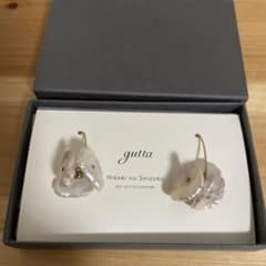 【美品】Aura guttaバロックパールピアス 淡水パールピアスのサムネイル