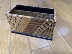 最終値下 箱根寄木細工 ペン立て ハガキ入れ　メモ入れのサムネイル