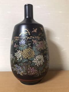 九谷 加賀 描金花瓶のサムネイル