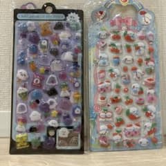 立体シール　ぷっくりシール　ボンボンドロップシール　まとめ売り　2枚セット