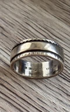 Bruce Morgan ナバホ族 シルバー925 STERLING 10号のサムネイル