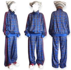 heihei トラックジャケット➕トラックパンツ 青 いちご heihei トラックジャケット➕トラックパンツ 青 いちご - メルカリ