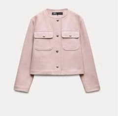 ZARA ピンク ソフトジャケットのサムネイル
