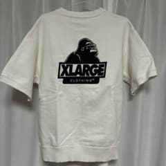 XLARGE ホワイト スウェット 半袖 Mサイズのサムネイル