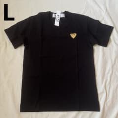 PLAYCOMME des GARÇONS金ハートワンポイントTシャツ新品タグ付 - メルカリ