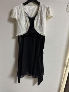 ボレロ付きノースリーブワンピース ドレスのサムネイル